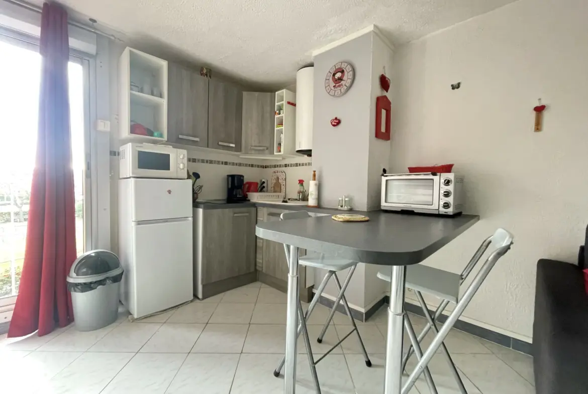 À vendre : Studio cabine au pied du Mont Saint-Martin à Agde 