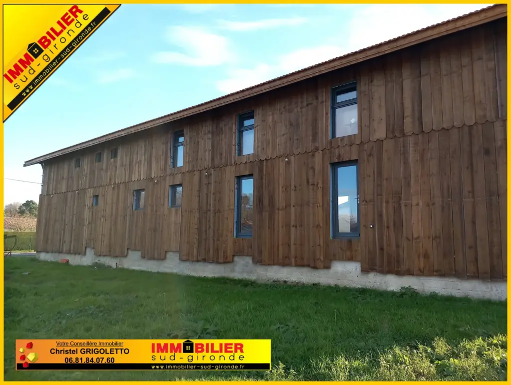 Maison réhabilitée en habitation proche de LANGON à Auros