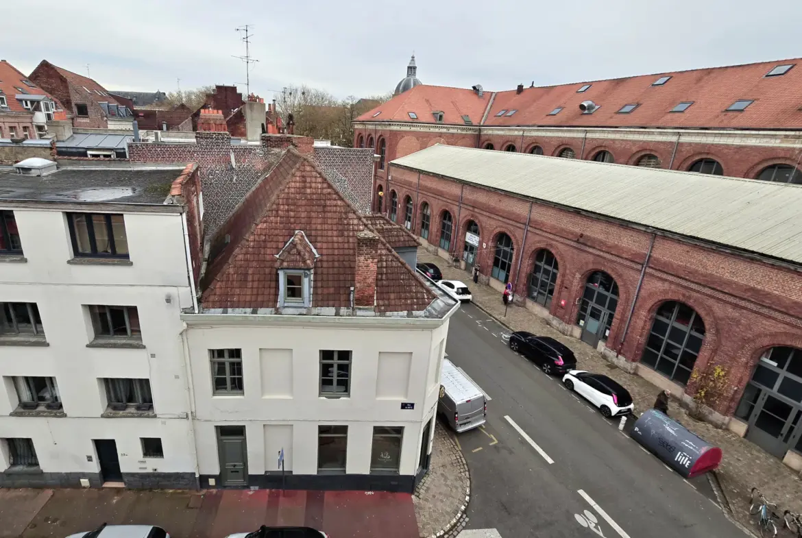 À vendre : Studio lumineux et rénové au cœur du Vieux-Lille 