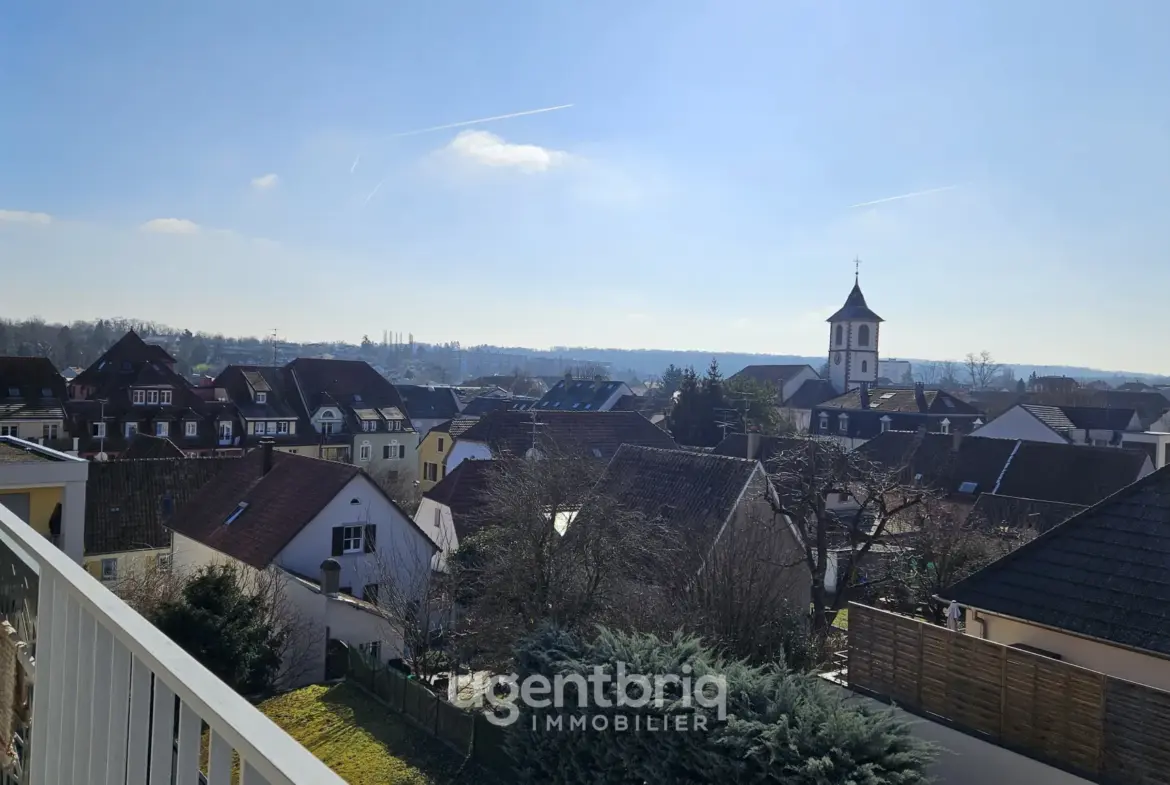 Appartement à RIEDISHEIM - Rénové, lumineux et avec vue dégagée 