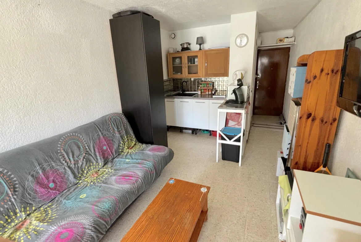 À vendre : Studio avec loggia à Carnon Centre 