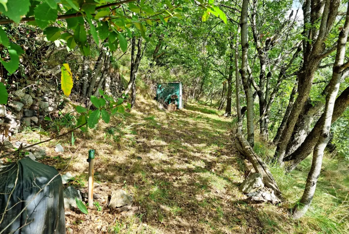 Terrain de Loisir de 1 252 m² avec Cabanons aux Adrets 