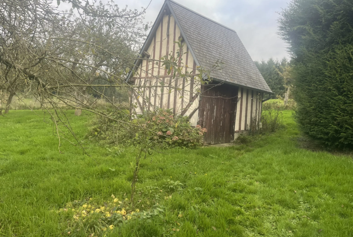 Maison au calme sur 5000 m² de terrain à Camembert 