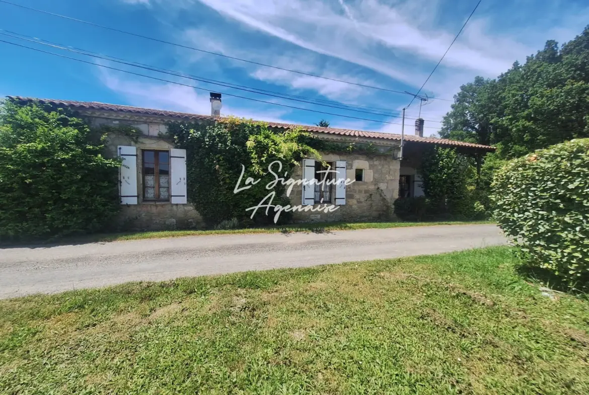 Charmante maison en pierre avec piscine et pigeonnier à Prayssas 