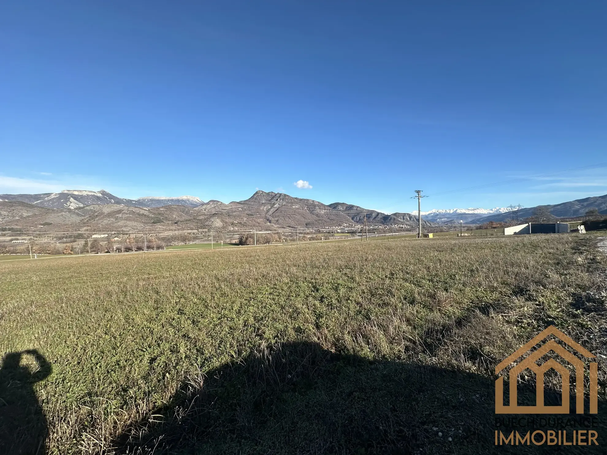 Terrain à bâtir 1645 m² avec vue montagnes à Curbans 