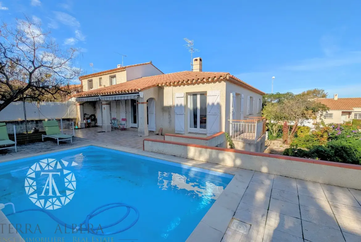 Belle villa avec piscine à Perpignan - Quartier recherché 