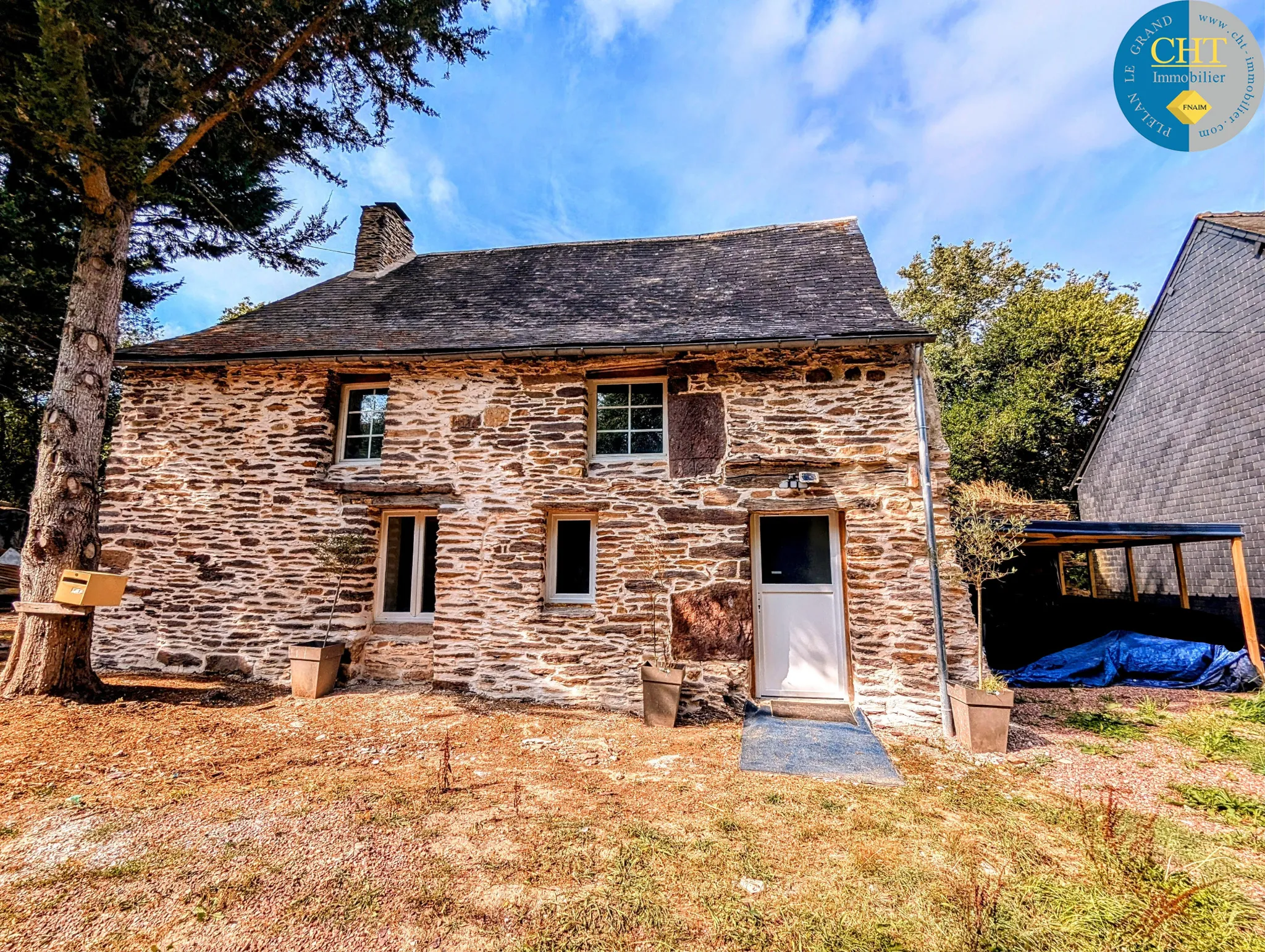 Maison en pierres avec 3 chambres à Beignon, Brocéliande 