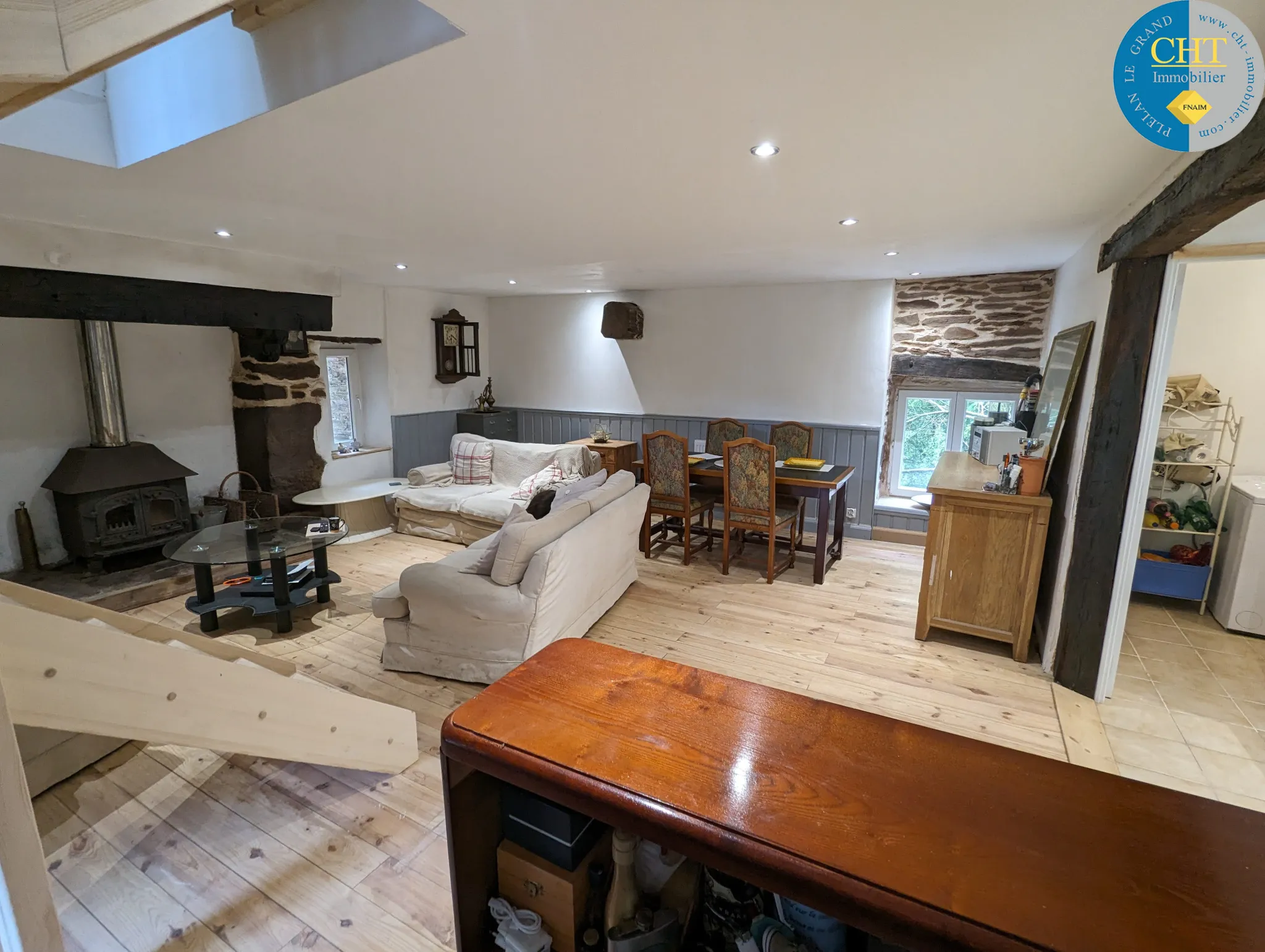 Maison en pierres avec 3 chambres à Beignon, Brocéliande 