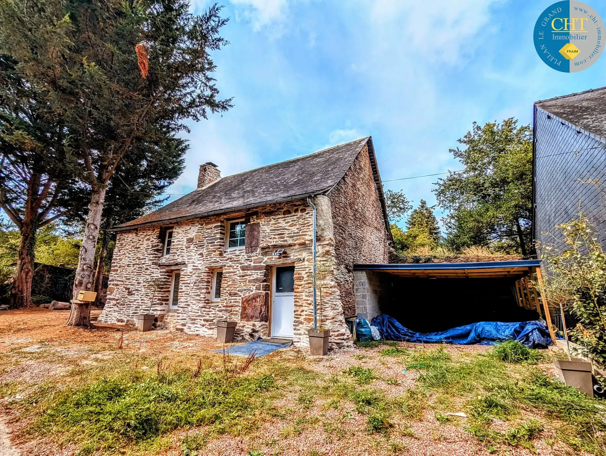 Maison en pierres avec 3 chambres à Beignon, Brocéliande 