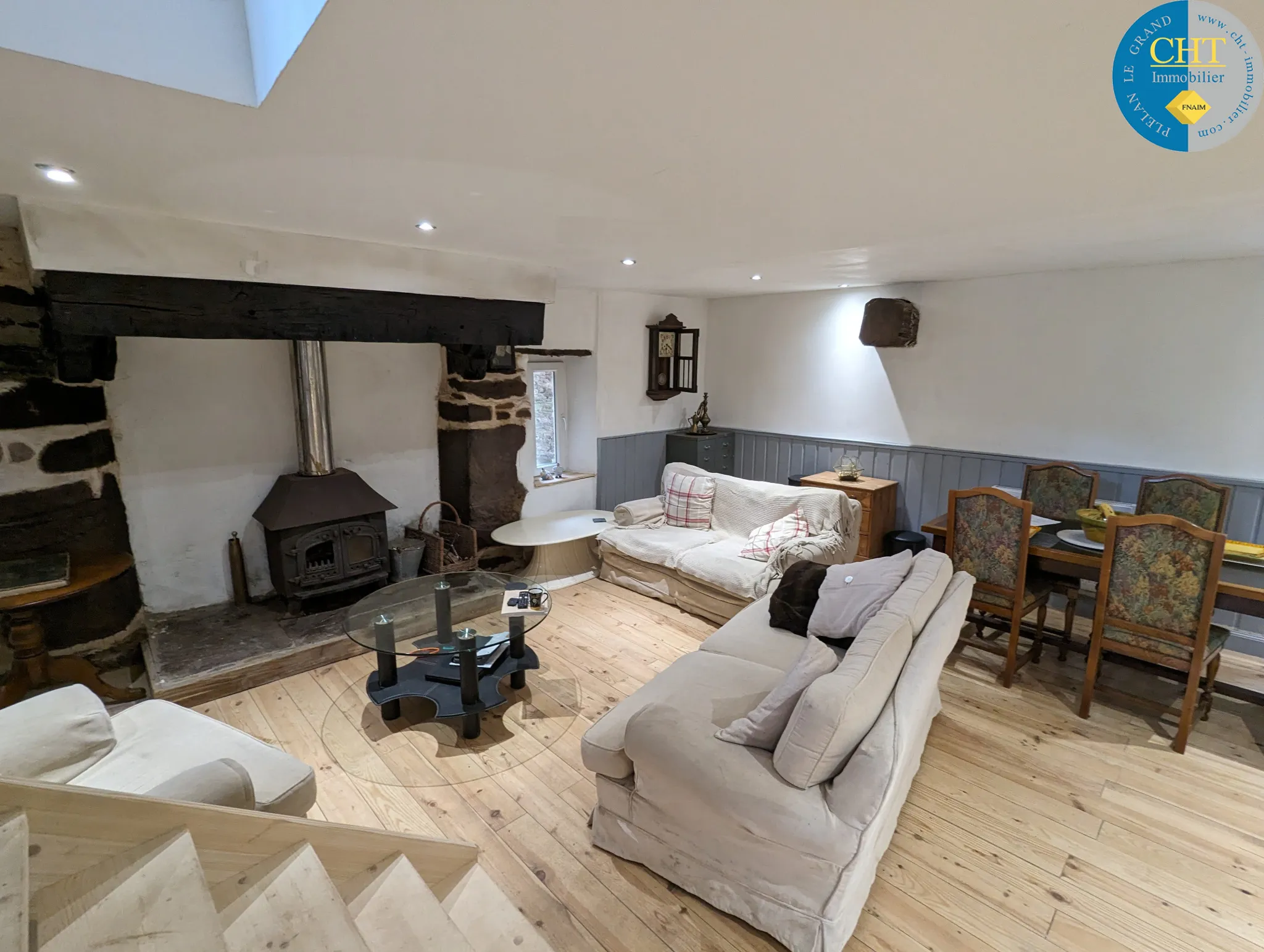 Maison en pierres avec 3 chambres à Beignon, Brocéliande 