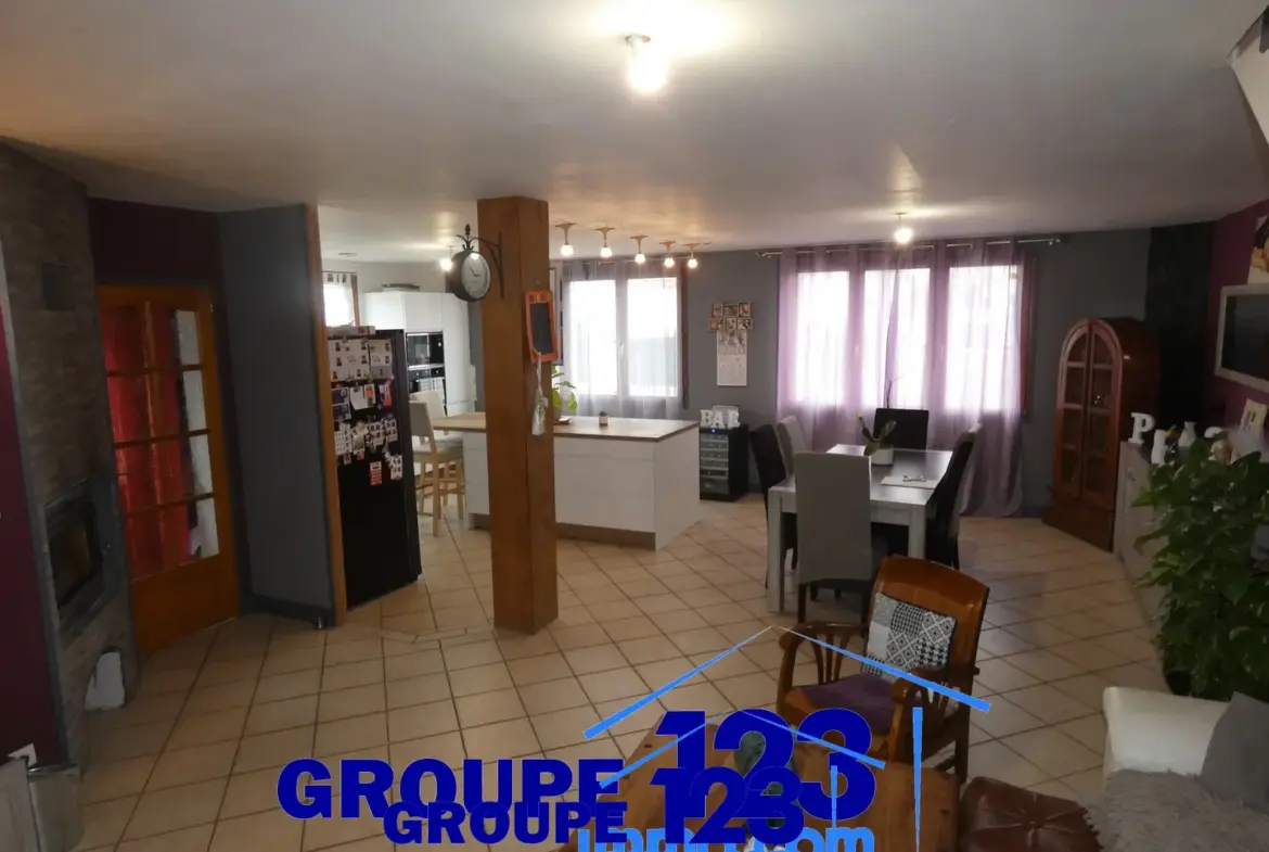 Maison spacieuse à Migennes, 4 chambres près de la gare 