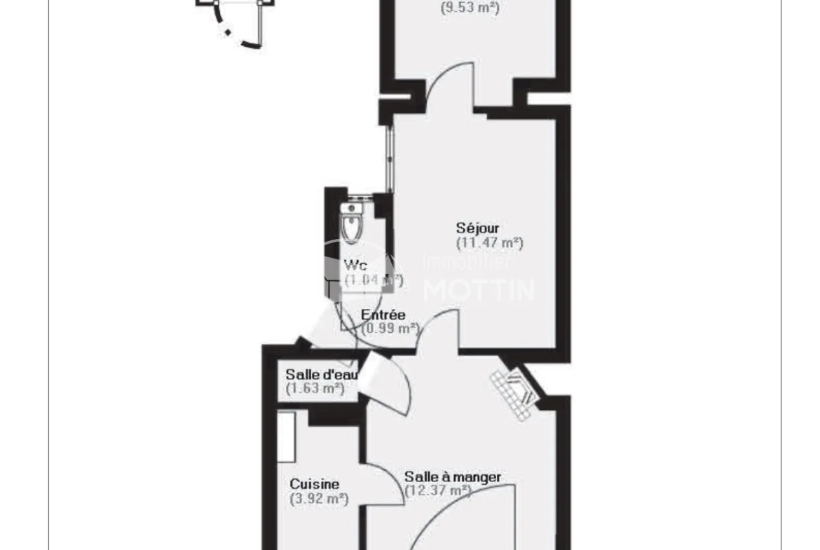 Appartement F3 à vendre à Vitry-Sur-Seine 