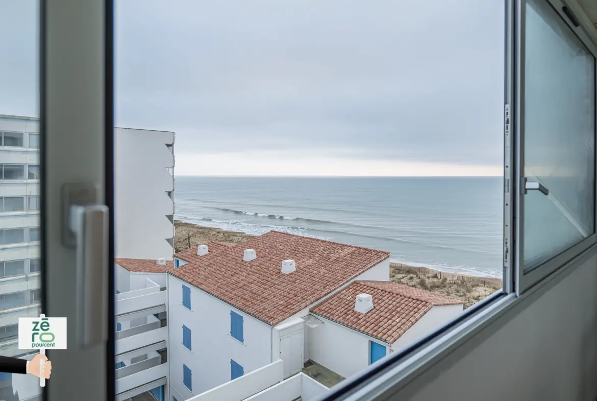 Bel appartement T2 avec vue sur l’océan à Saint-Hilaire-de-Riez 