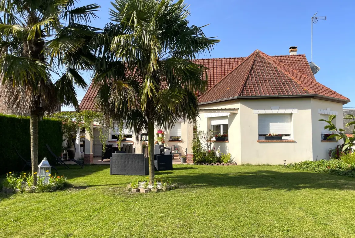 Pavillon spacieux à Saint-Quentin avec jardin et sous-sol 