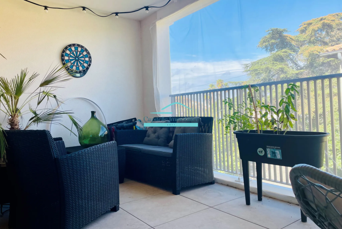 Bel appartement T3 avec loggia à Villeneuve les Maguelone 