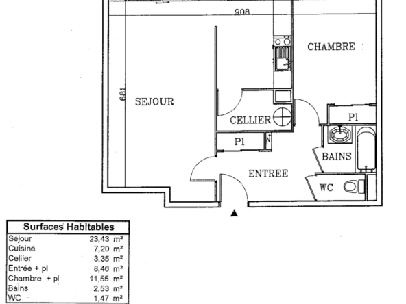 Appartement à vendre près du centre d'Abbeville - Investissement locatif