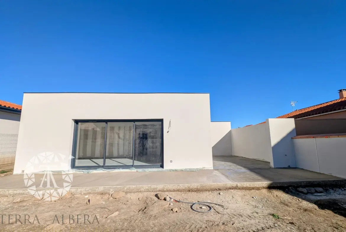 Belle villa neuve de plain-pied à Sorède avec vue sur les Albères 