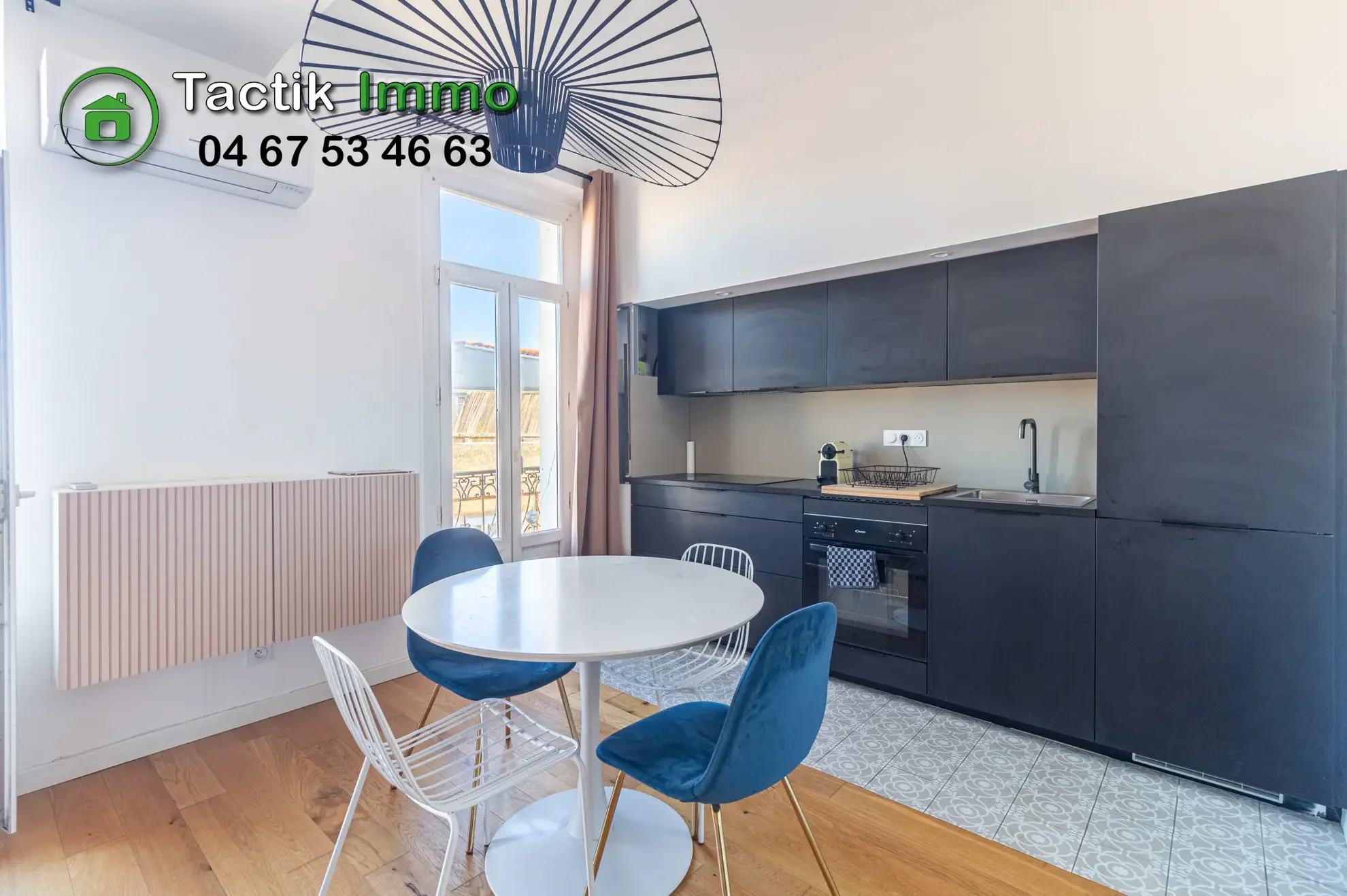 Appartement 3 pièces à Sète avec vue dégagée sur le port 