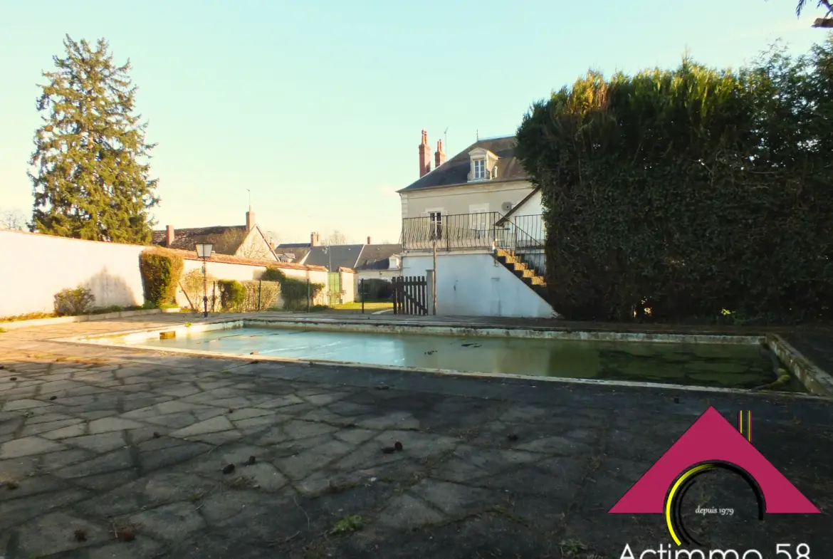 Maison de maître avec piscine à Jouet sur l'Aubois - 5 chambres 