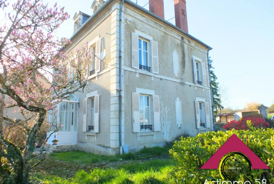 Maison de maître avec piscine à Jouet sur l'Aubois - 5 chambres 