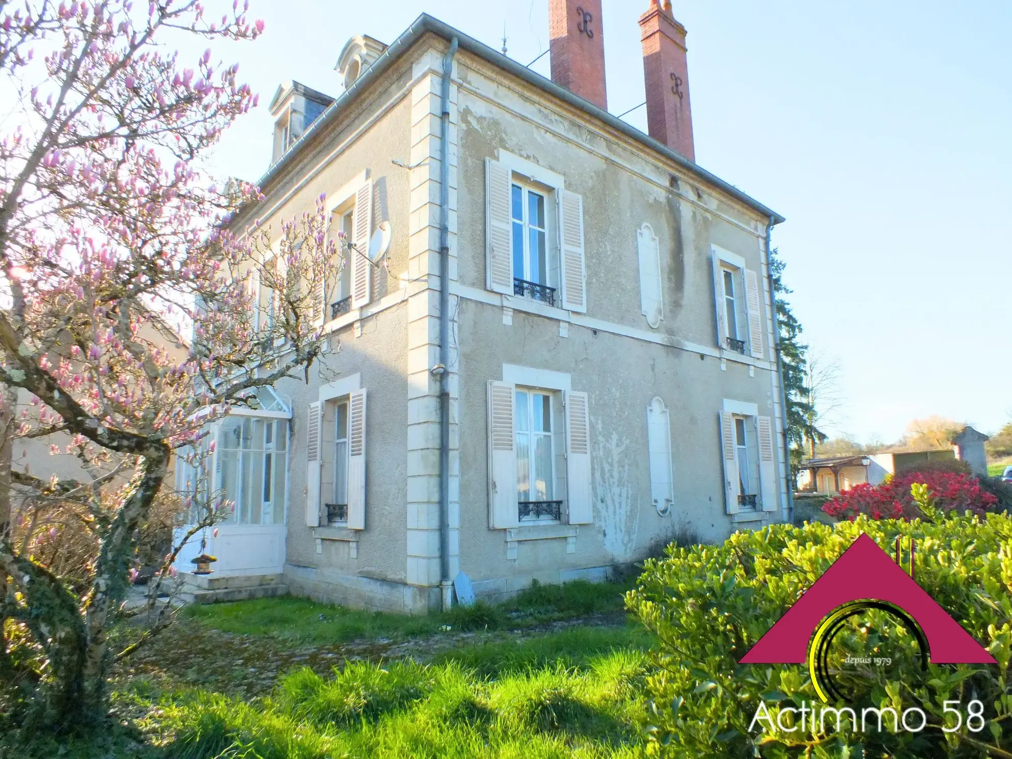 Maison de maître avec piscine à Jouet sur l'Aubois - 5 chambres 