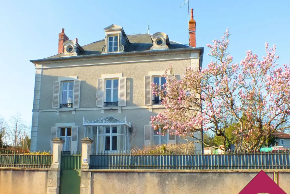 Maison de maître avec piscine à Jouet sur l'Aubois - 5 chambres 