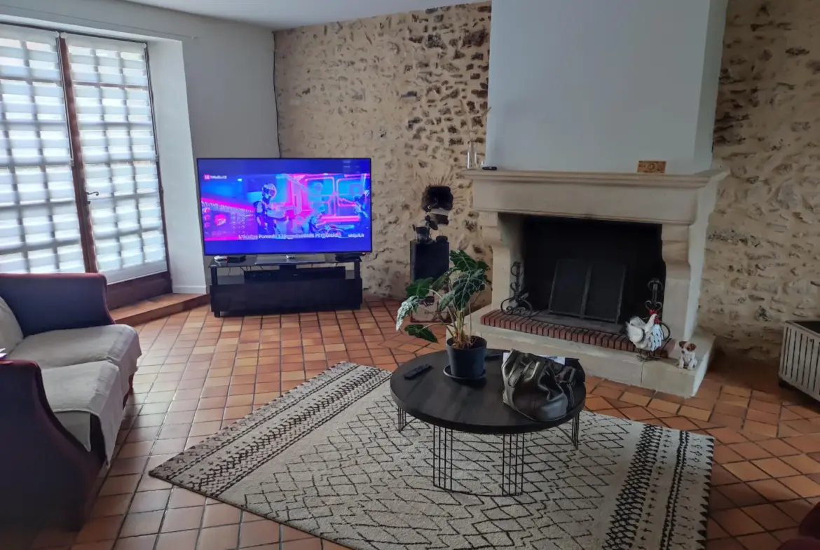 Maison ancienne rénovée à vendre près de Dourdan - 136 m² 