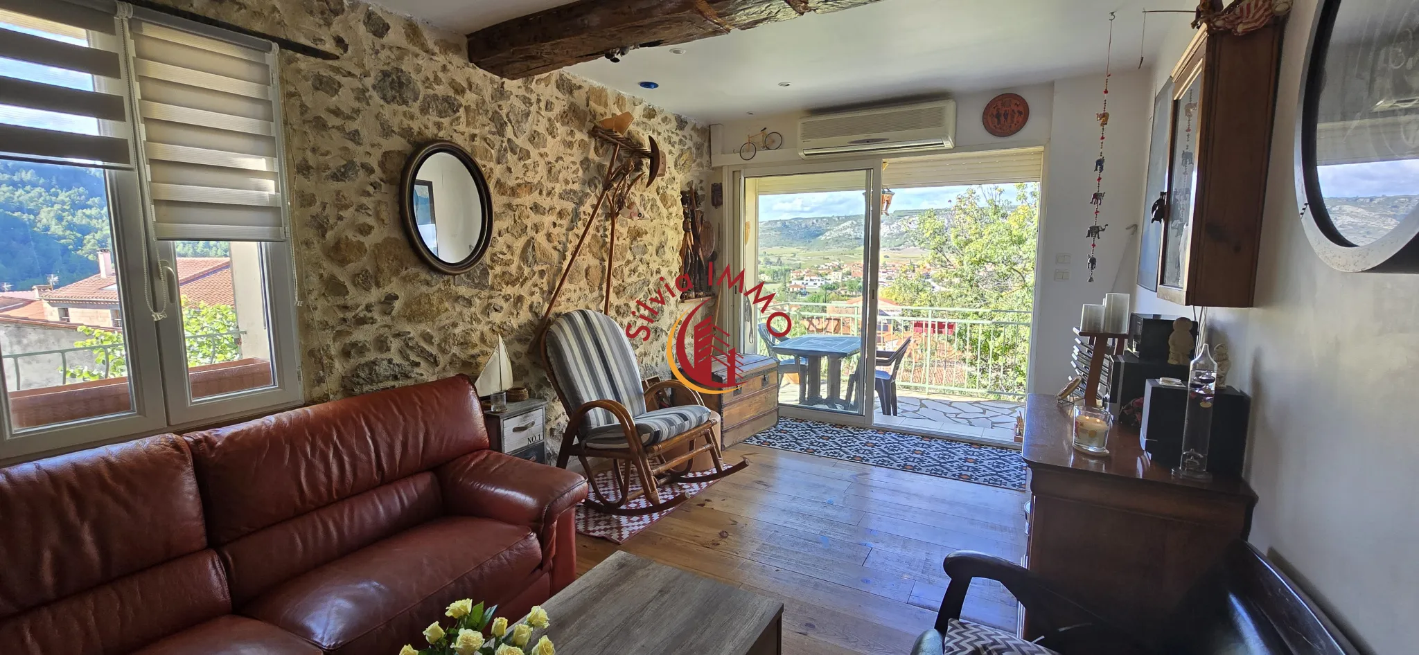 Maison de Village à Tautavel avec terrasses et vue panoramique à vendre 