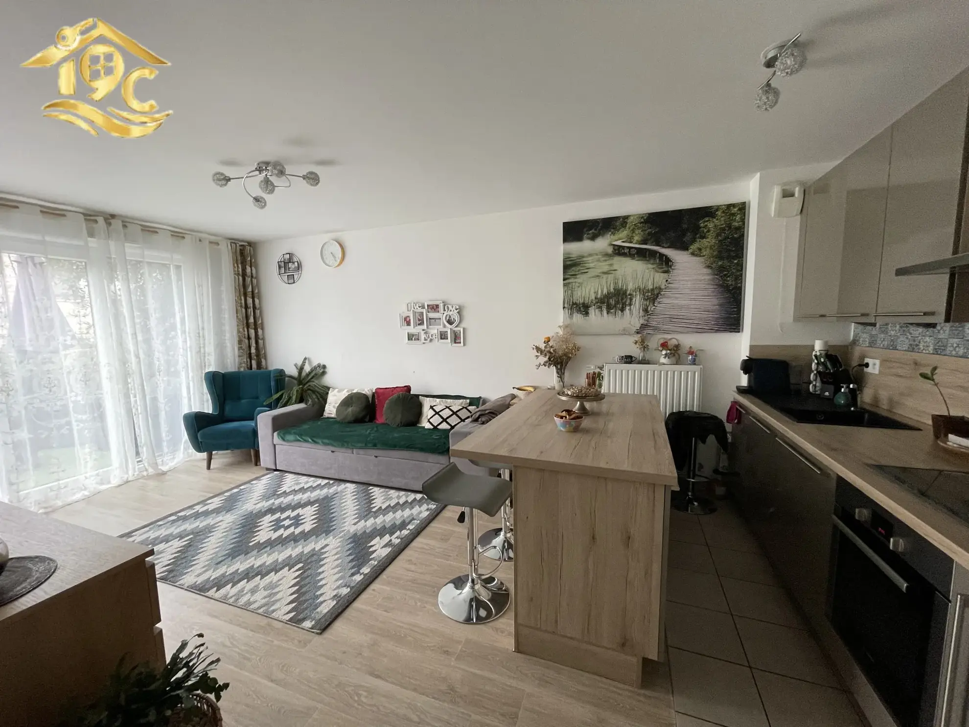 Appartement T3 en rez-de-jardin avec terrasse à Carrières sous Poissy 