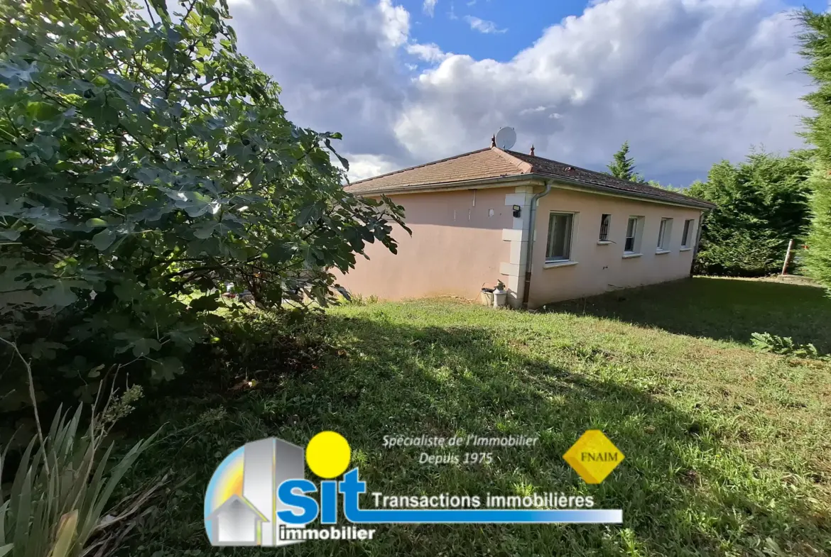 Maison familiale spacieuse à Chanas avec vue sur le massif du Pilat 