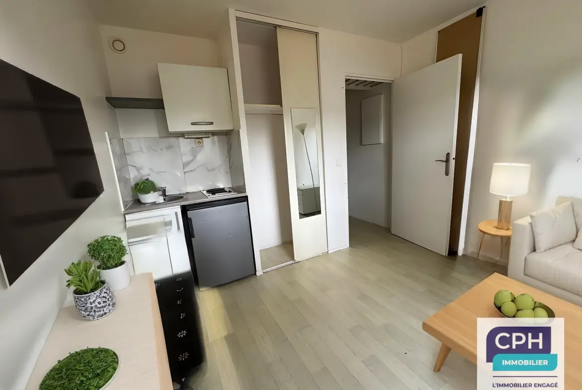 À Vendre : Studio de 18 m² à Cergy, Idéal Investisseur 