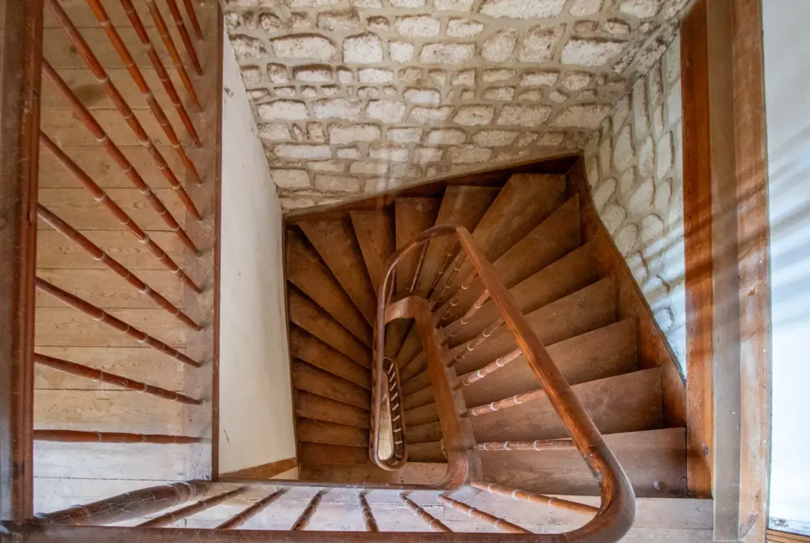 Maison de caractère avec 8 chambres et jardin de 800 m² à Saint-Savinien 