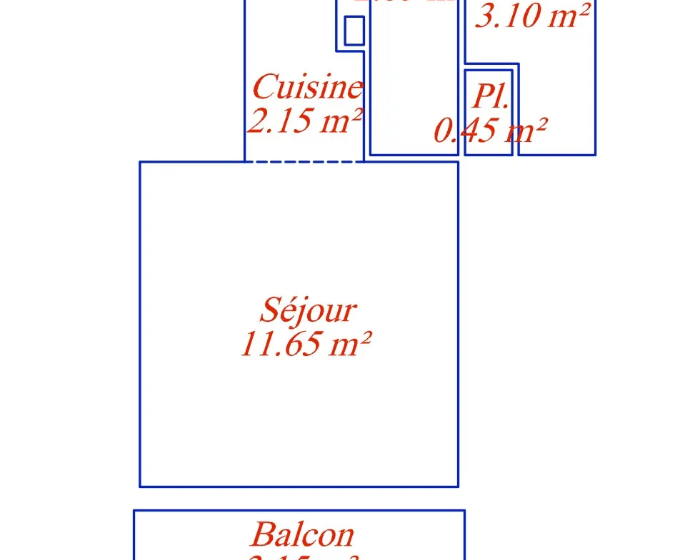 À vendre : Studio de 20 m² à Vence avec cave 