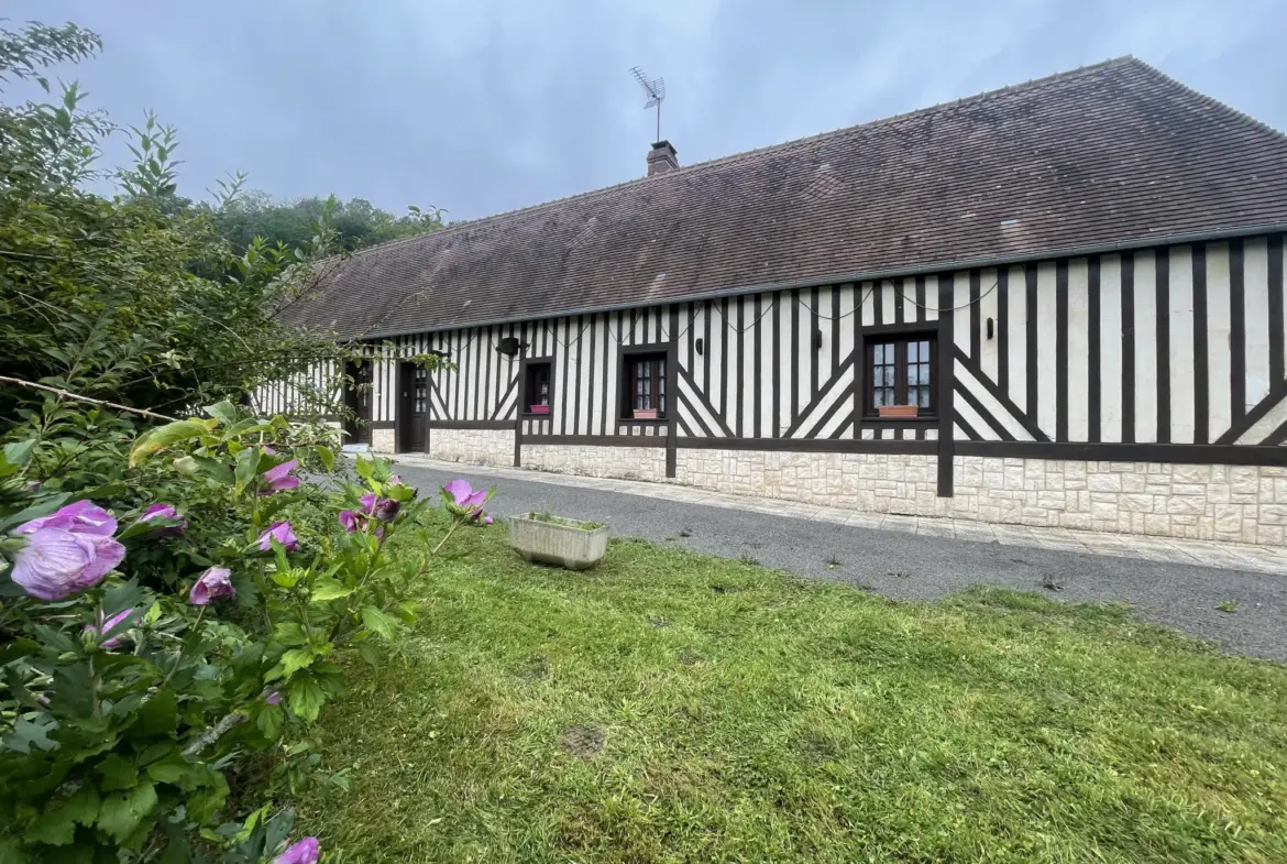 Belle longère normande avec possiblités d'aménagement à Canapville 