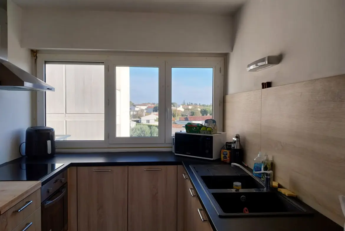 Appartement F3 lumineux avec balcon à Cognac 