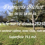 Terrain à bâtir de 711 m² à vendre à L'Isle-sur-le-Doubs