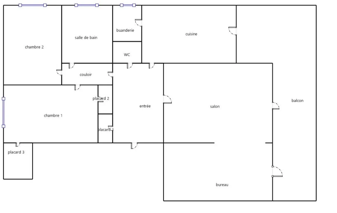 F3/4 de 82 m² avec TERRASSE et GARAGE à Chamalières 