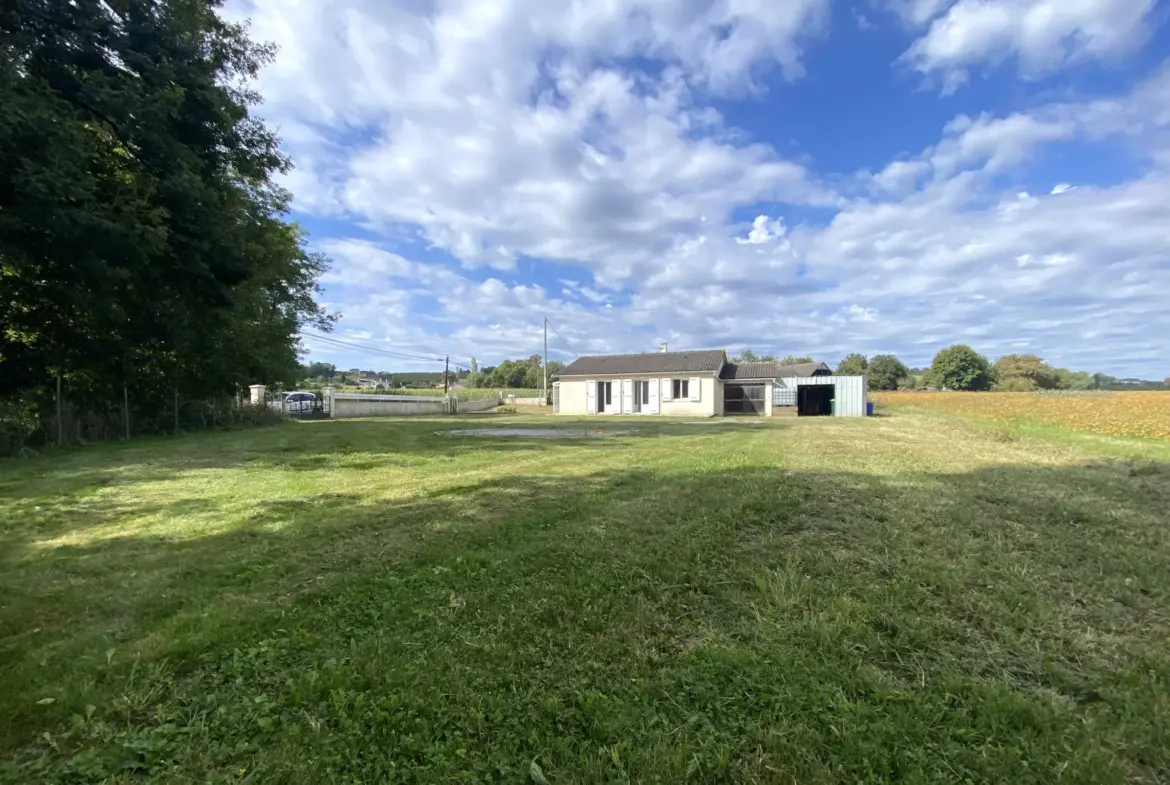 A vendre : Maison T3/4 de 75 m² à Monein avec garage et grand terrain 