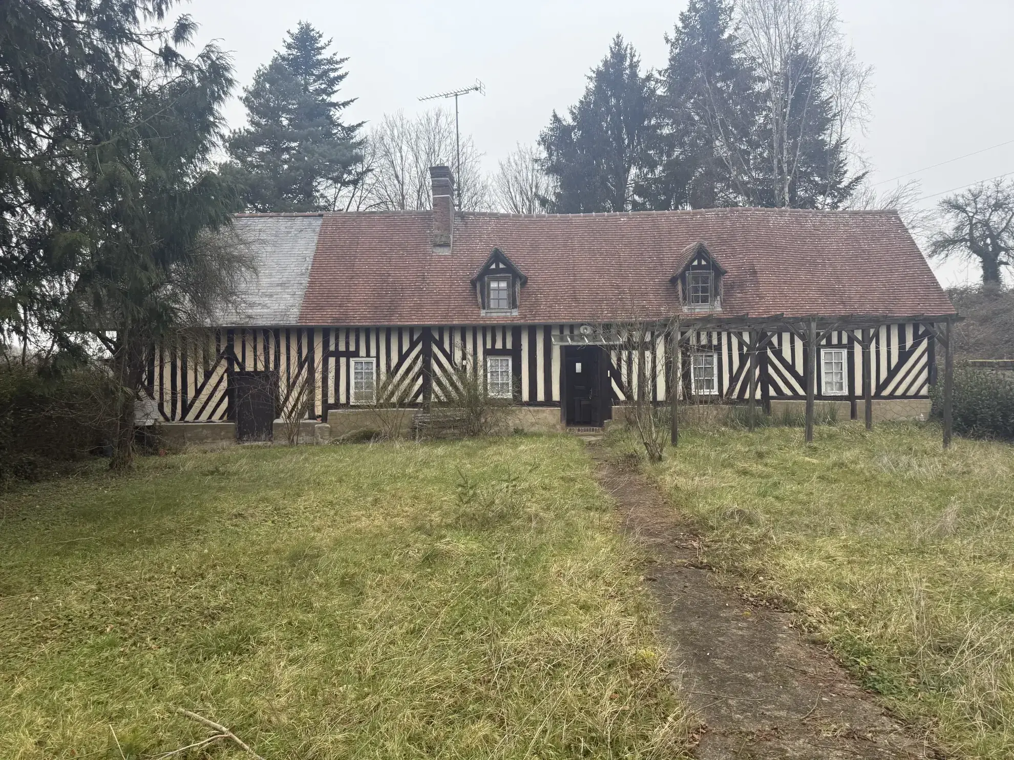 Longère normande à rénover au cœur du pays d'Auge 