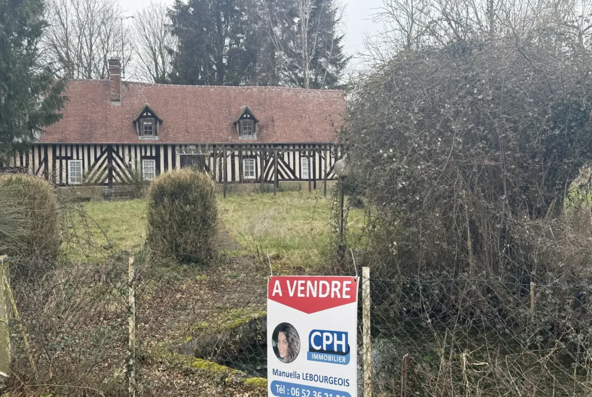 Longère normande à rénover au cœur du pays d'Auge 