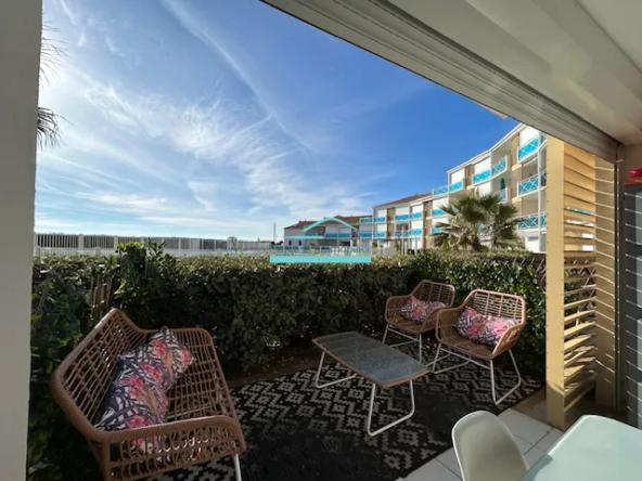 Appartement Front de Mer avec Terrasse à Frontignan Plage