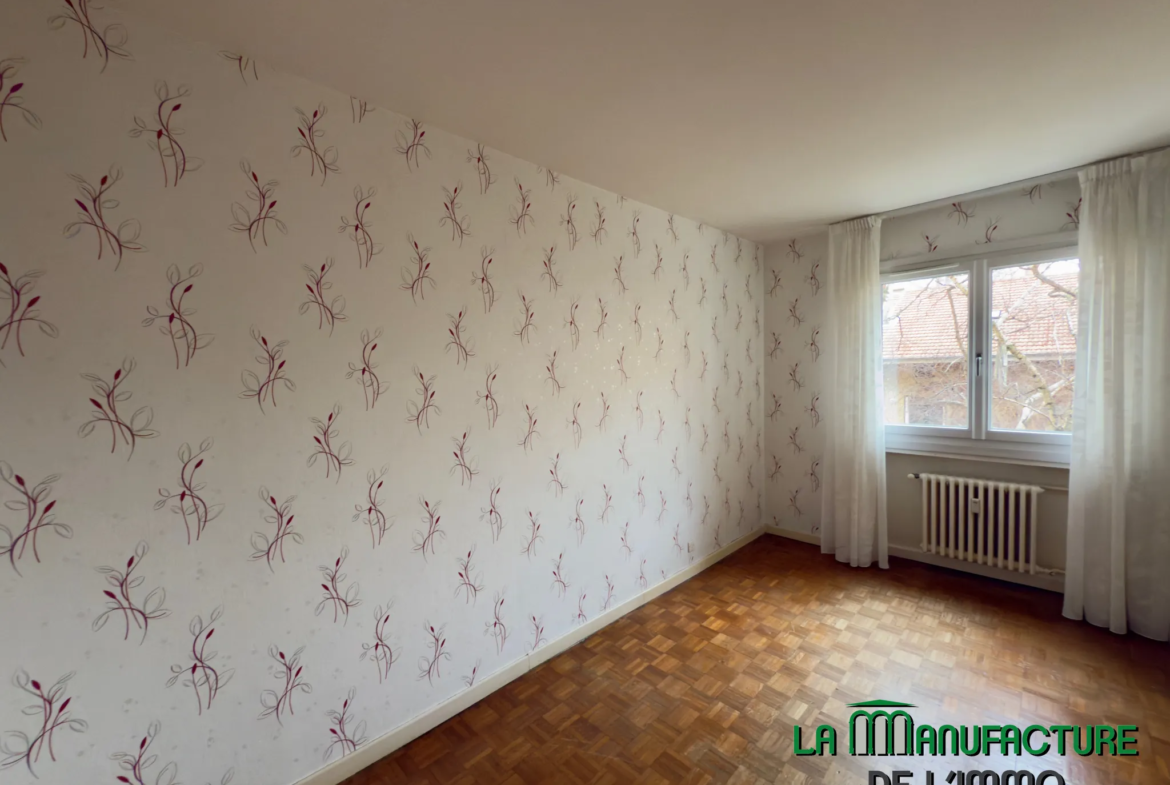 À vendre : Appartement F3 avec balcon, cave et garage à Saint-Étienne 