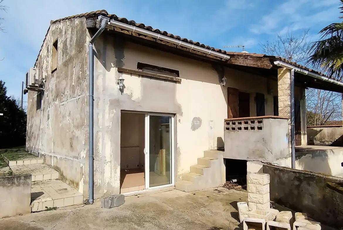 Maison de 85 m² à rénover avec terrain de 1750 m² à Lézat sur Lèze 