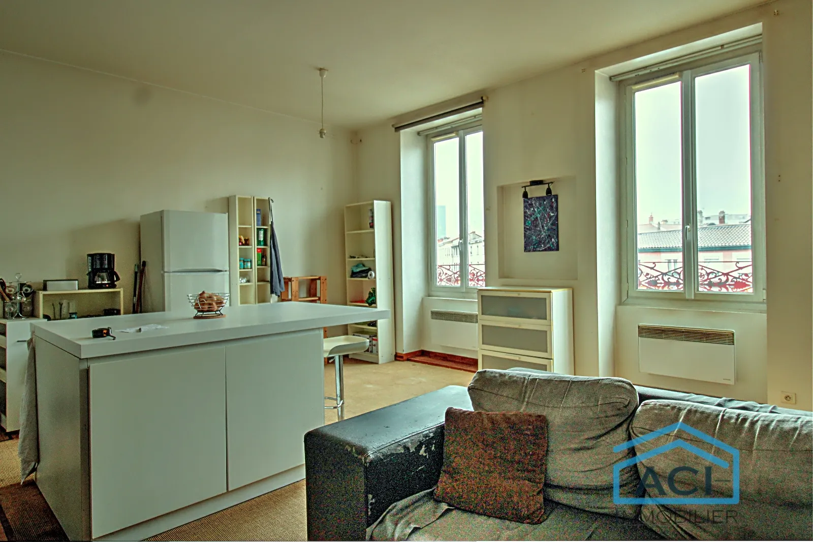 À vendre : Appartement T1 de 52,12 m² à Villeurbanne, limite Lyon 3e 