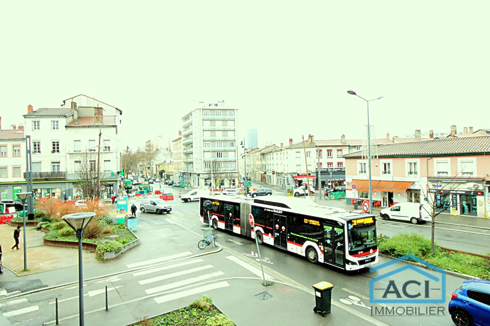 À vendre : Appartement T1 de 52,12 m² à Villeurbanne, limite Lyon 3e 