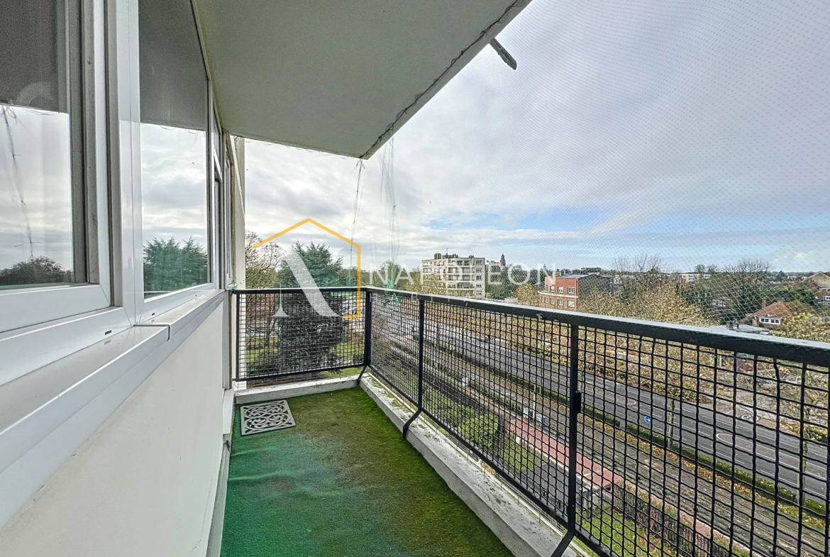 Appartement lumineux avec vue sur le parc Barbieux à Roubaix 