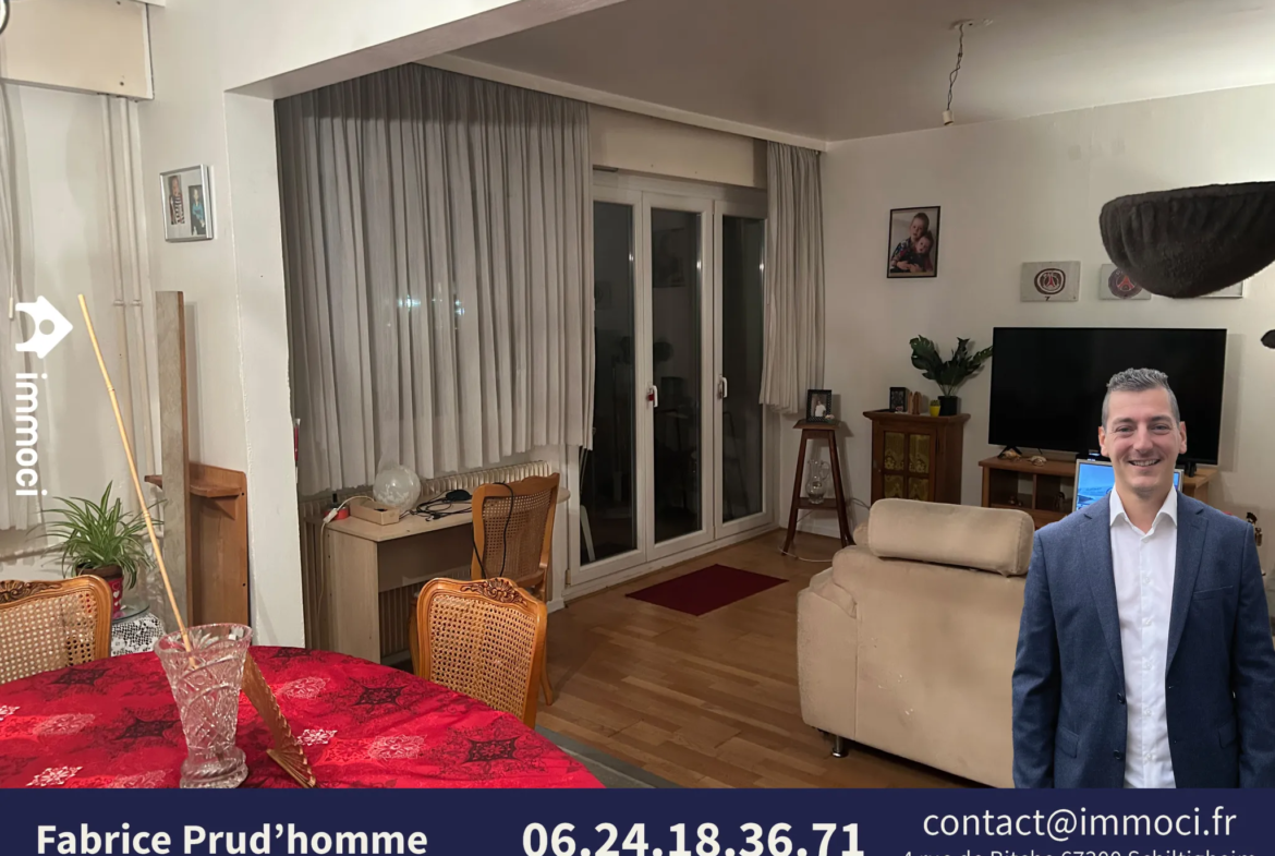 Appartement T4 à vendre à Hoenheim - 85 m² 