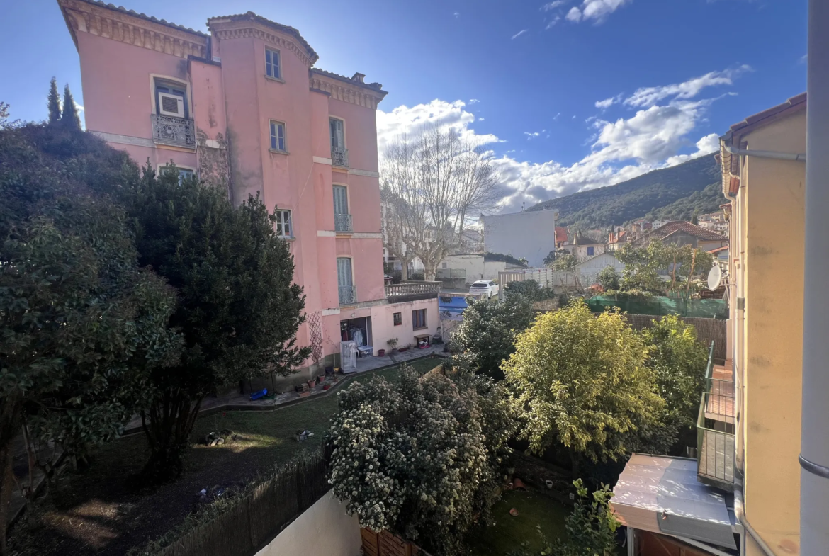 F1 lumineux et calme au centre d'Amélie les Bains 