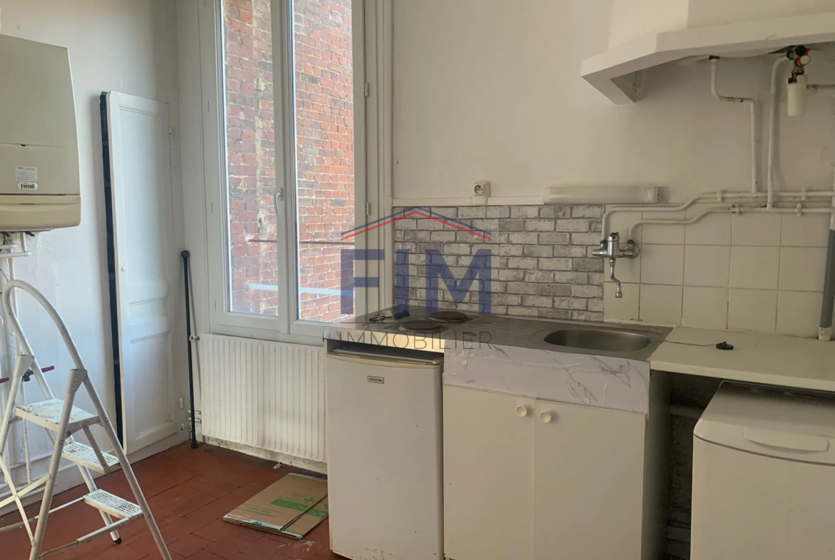 À vendre : Appartement F2 à Dieppe Centre Ville 