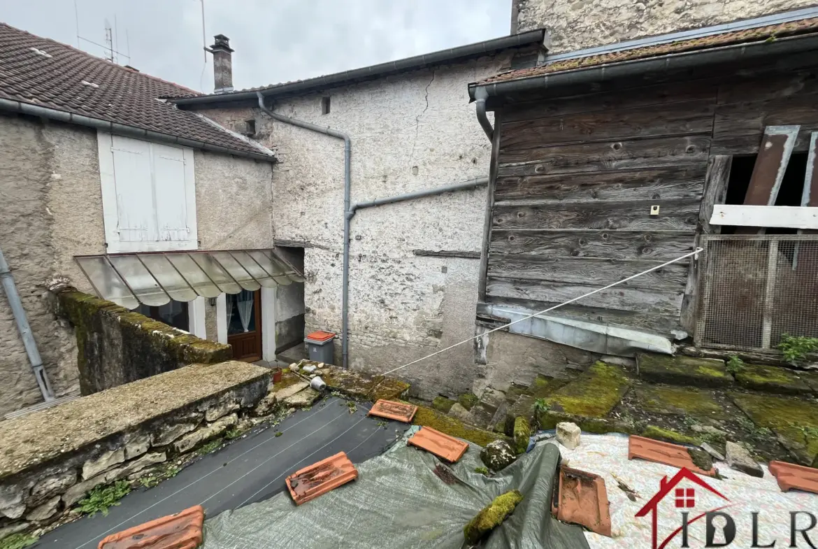 Maison à rénover avec terrain à Bourbonne les Bains 